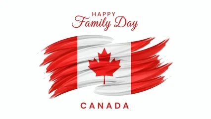 Poster Canada Happy family day celebration in canada  © MDBadrul