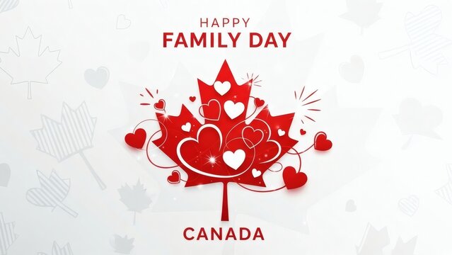 Happy family day canada celebration - Powered by Adobe