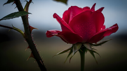 Velvet Rose in Focus