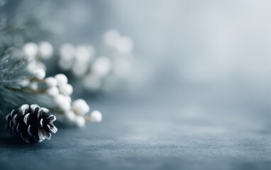 Christmas background with soft light bloom and cozy seasonal feel