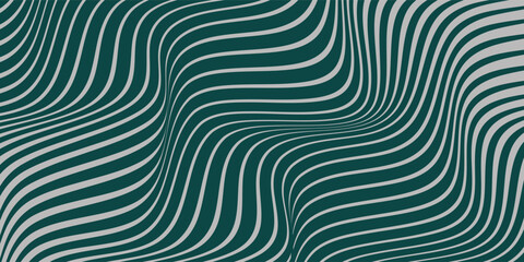 Water waves seamless pattern, vector curve lines abstract repeat tiling background, blue colored rhythmic waves.