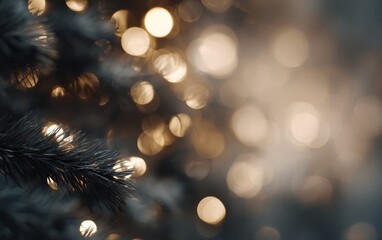 New year background with cinematic festive lighting and depth