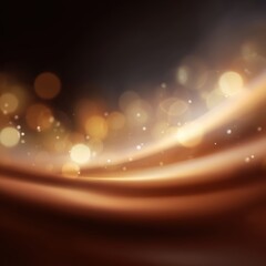 Abstract Christmas background with warm light layers and depth