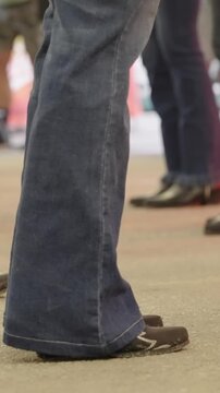 Legs Dance Wild West Line Dance slow motion
