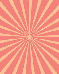 Radiant sunburst pattern