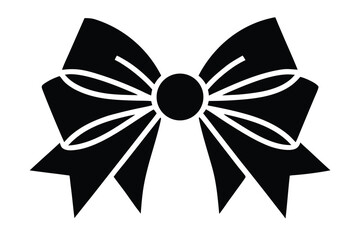 Assortment of brightly colored bows and ribbons, versatile design elements for celebrations, gifts, and decorative projects.