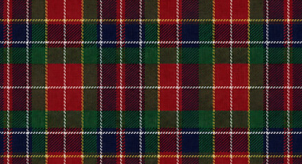 Textured plaid pattern with repeating squares decorative design element