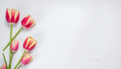 bouquet of pink tulips