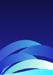 abstract blue background with waves