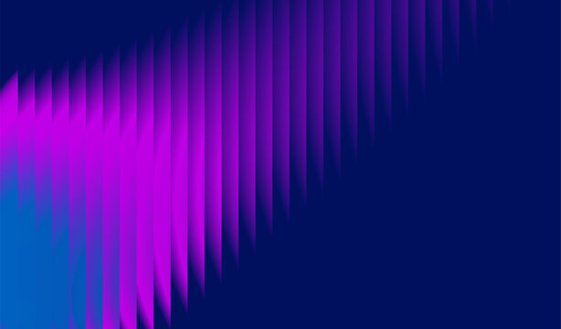 Vibrant purple and blue sound wave pattern on transparent background