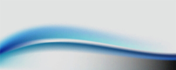 Naklejka premium blue wave on white background. Abstract illustration