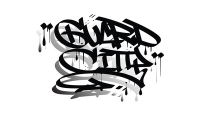 GUARD CITY graffiti art style design
