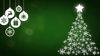green christmas tree