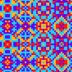 Mexican multicolored Latin American background