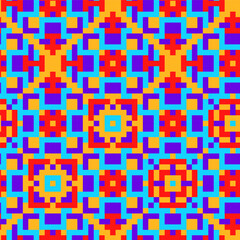 Mexican multicolored Latin American background