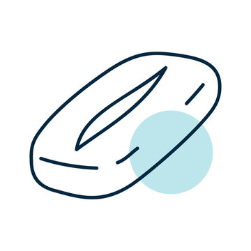 Traditional Italian Ciabatta Bread Icon