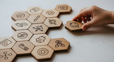Wooden Gear Blocks | Business Teamwork Mechanism Concept | teamwork