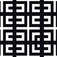 Obraz premium black and white andinkra design