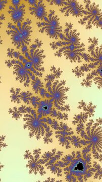 Hypnotic Mandelbrot set fractal animation deep zooming