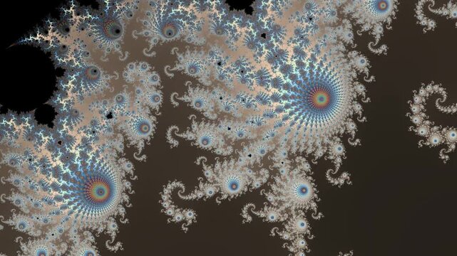 Fractal Mandelbrot set infinite zoom animation