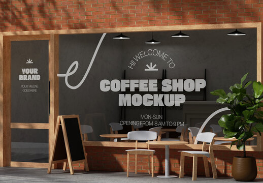 Coffee Shop Mockup