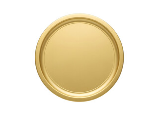 Gold oval frame on black background