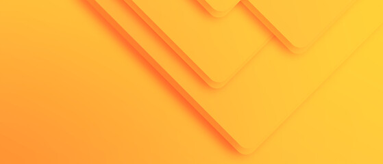 abstract background featuring multiple overlapping orange geometric shapes with soft rounded edges creating a sense of depth and perspective on a smooth subtly shaded backdrop 