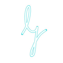 Stylish English Capital Letter G hand-drawn art