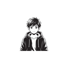 Printable Anime character Eps file For T shirt and other use.
