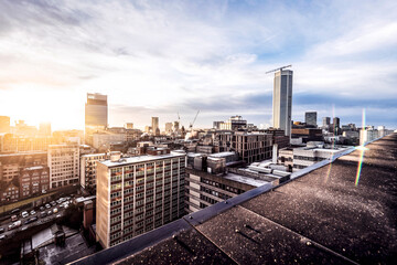 Winter View Birmingham City Center