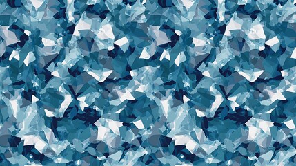 Abstract Shards in Turquoise: An intricate tapestry of turquoise-hued shards creates a mesmerizing display, embodying a modern, geometric pattern with a sense of depth and complexity.