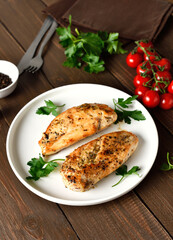 Roasted chicken breast