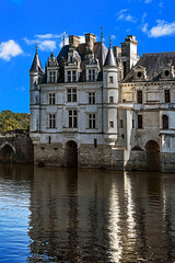 Castle Chenonceau, river Loire valley, France	