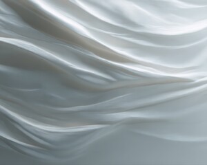 Obraz premium Sculpted surface backdrop with smooth materials and muted reflections