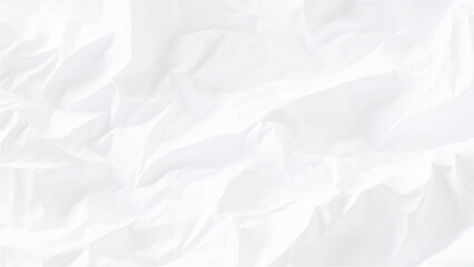 Obraz premium white crumpled paper texture background