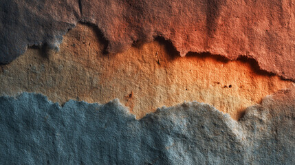 Grunge Paper Texture with Torn Edges