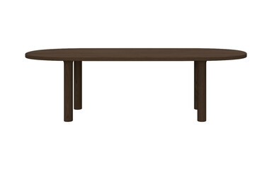 Fototapeta premium wooden table isolated on white