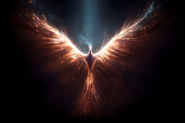 phoenix bird, AI generated