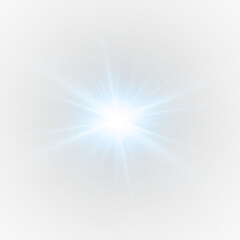 Magical starlight explosion with glowing beam overlay and abstract celestial radiance effect.