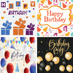 Colorful Birthday Celebration Set