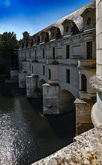 Castle Chenonceau, river Loire valley, France	