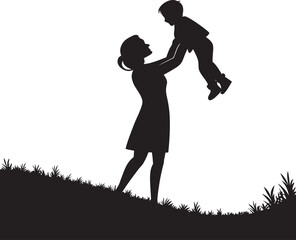 silhouette of a girl