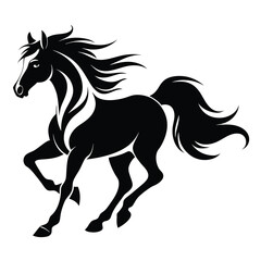 Obraz premium horse vector illustration
