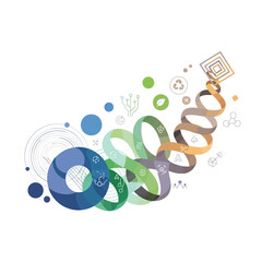 Digital Transformation Process and Abstract Data Helix