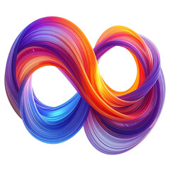 Infinity Symbol Abstract Transparent Background PNG