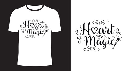 Heart Magic Typography Minimalist Design