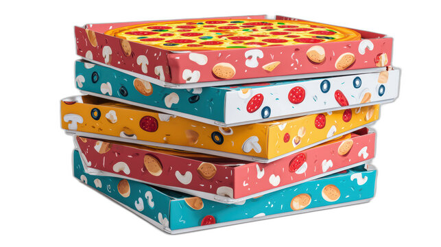 stack of pizza boxes for game night food