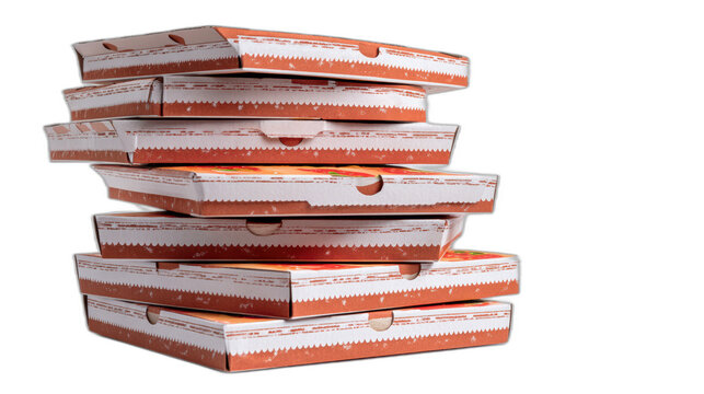 stack of pizza boxes for game night food