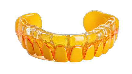 transparent american football mouthguard macro photography