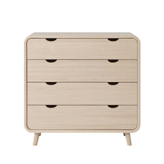 Modern Wooden Dresser With Three Drawers and Minimalist Design for Stylish Home Organization